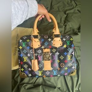 Louis Vuitton Multicolor Speedy 30 Noir